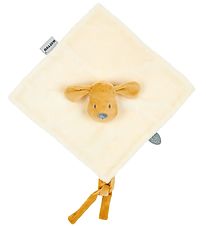 Nattou Comfort Blanket - Vanilla Dog - 27x27 cm - Yellow