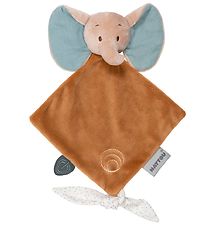 Nattou Comfort Blanket - Axel Elephant - 25x20 cm - Brown