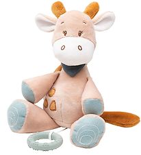 Nattou Soft Toy w. Music - Musical Luna Giraffe - 30 cm - Brown