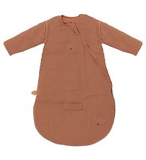 Nattou Sleeping Bag w. Sleeves - 70 cm - Rust