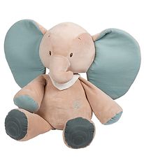 Nattou Knuffel - 75 cm - Knuffelig Axel Elephant - Bruin