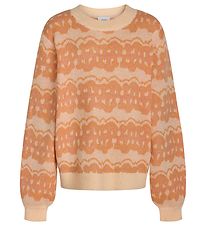 Grunt Blouse - Knitted Anele - Light Orange