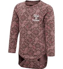 Hummel Body l/ - hmlFia - Deep Taupe m. Silverglitter