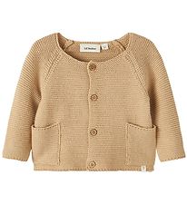 Lil' Atelier Cardigan - Knitted - NbnLaguno - Curds Duck Whey