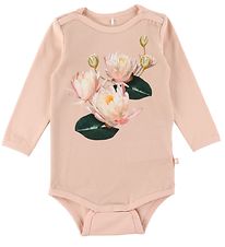Molo Bodysuit l/s - Foss - Water Lily Baby