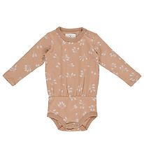 Gro Bodysuit l/s - Drew - Latte