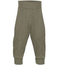 Engel Trousers - Wool/Silk - Olive