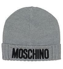 Moschino Beanie - Wool/Acrylic - Grey Melange