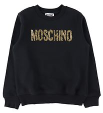 Moschino Sweatshirt - Sort m. Gold