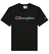 Champion Fashion T-Shirt - Black w. Logo