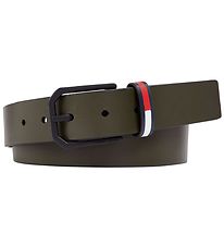 Tommy Hilfiger Belt - 3.5 cm - Dark Olive