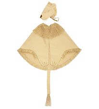 Meri Meri Costumes - Cape et chapeau de lion - Beige/Or