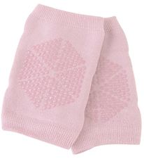 Melton Knee Pads - Let's Go - Wool/Bamboo - Pink w. Anti-Slip