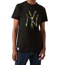 New Era T-Shirt - New York Yankees - Noir/Jaune