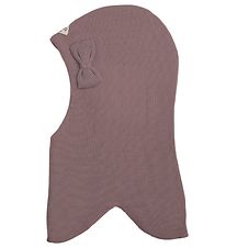 Racing Kids Balaklava - Ull/Bomull - Dubbel - Dusty Purple m. S