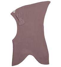 Racing Kids Balaclava - Wool/Cotton - 2-layer - Dusty Purple w.