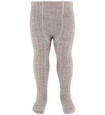 Condor Strumpfhosen - Rib - Beige