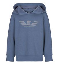 Emporio Armani Sweat  Capuche - Vieux Bleu av. Rflexe/Logo