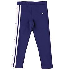 Emporio Armani Joggingbuxur - Dökkfjólublátt