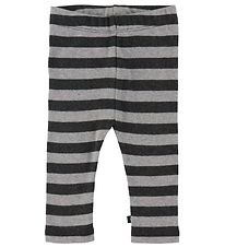Smallstuff Leggings - Randig - Grey/antracit