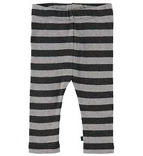 Smallstuff Leggings - Gestreept - Grey/antraciet