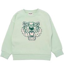 Kenzo Sweat-shirt - Vert Menthe av. Tigre