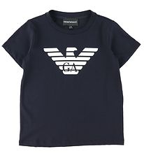 Emporio Armani T-Shirt - Navy m. Logo
