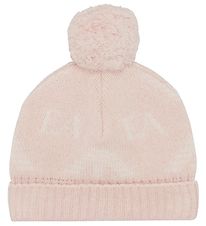 Emporio Armani Beanie - Wool/Silk - Pink w. White