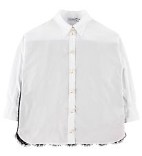 Dolce & Gabbana Skyrta - 90's - Hvítt/Svart