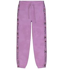 Champion Fashion Sweatpants - Elastic Cuff - Purple