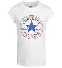 Converse T-shirt - Vit m. Logo