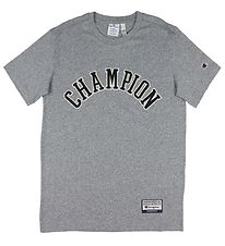Champion Fashion T-Shirt - Collegiaal - Grijs Gevlekt