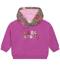 Little Marc Jacobs Sweat  Capuche - Urban Jungle - Raspberry