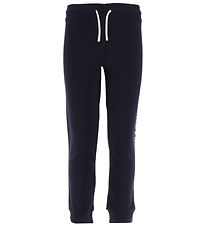 GANT Sweatpants - Crest Shield - Evening Blue w. Red