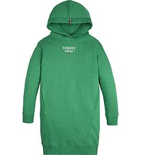 Tommy Hilfiger Jurk - Grafisch sweatshirt - Green Malachiet