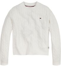 Tommy Hilfiger Blouse - Knitted - Chenille Cable - Ivory Petal
