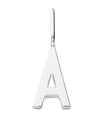 Design Letters Pendant For Necklace - A - Silver