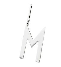 Design Letters Pendant For Necklace - M - Silver
