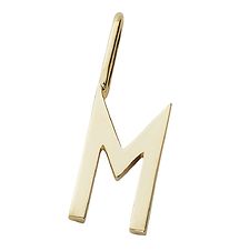 Design Letters Pendant To Necklace - M - 18 K Gold Plated