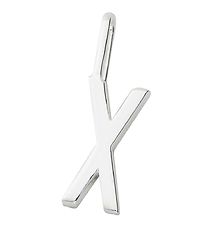 Design Letters Hanger Naar Ketting - X - Zilver