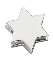 Design Letters Pendant For Necklace - Star - Silver