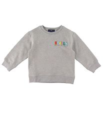 Stella McCartney Kids Sweat-shirt - Disney - Gris Chin av. Fant