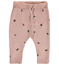 The New Sweatpants - Dovie - Rose Dust Flower