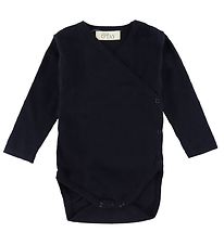 Kleine O'TAY Wikkelromper l/s - Gebreid - Alfie - Solid - Katoen