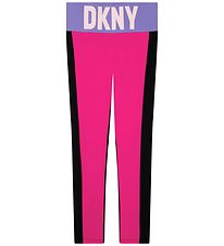 DKNY Leggings - Rose Peper/Zwart