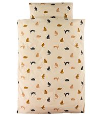 Liewood Bedding - Baby - Carmen - Meow/Apple Blossom Mix