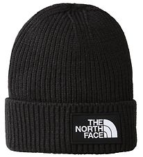 The North Face Beanie - Knitted - Box Logo Beanie - Black