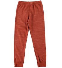 Joha Leggings - ull/Bambus - Rautt