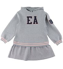Emporio Armani Klänning - Gråmelerad m. Rosa