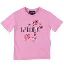 Emporio Armani Stuttermabolur - Flamingo M. Prentað